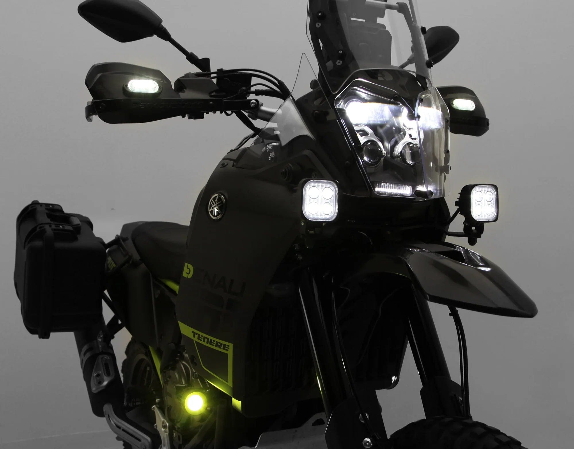 TEAUSA Motorfiets Mistlampen Fit for YAMAHA Tenere 700 T700 XTZ 700 T7 Extra Beugel Rijden Lamp Spotlight Beugel Houder Spot licht (Size : Relay wire