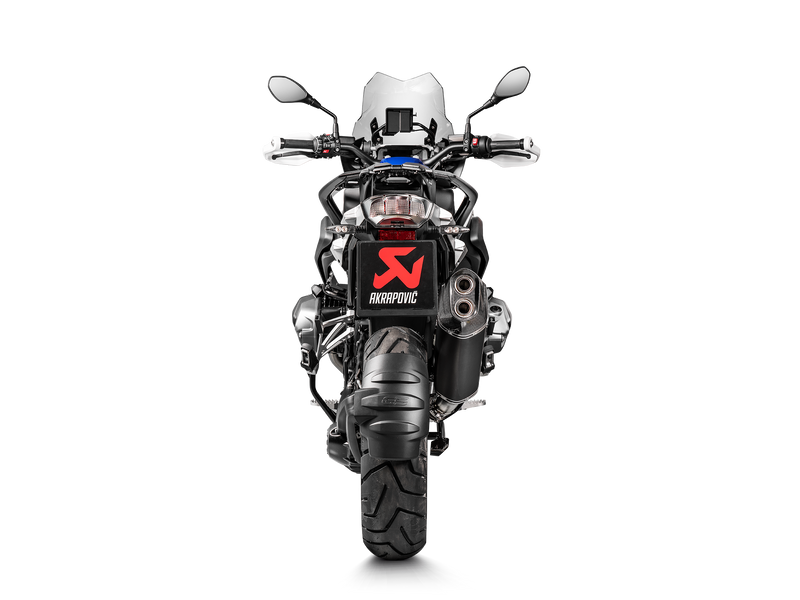 Akrapovic titanium uitlaatspruitstuk voor de BMW R1250GS en Adventure