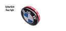 Blue Rider 45mmBR BMW 45mm embleem met remlicht voor de K1600 Embleem BMW 45mm embleem met remlicht voor de K1600