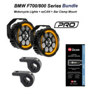 Blue Rider HP8 Premium motorverlichting met beugels voor meerdere BMW's Mistlampen HP8 Premium motorverlichting met beugels voor meerdere BMW's
