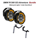 Blue Rider HP8 Premium motorverlichting met beugels voor meerdere BMW's Mistlampen HP8 Premium motorverlichting met beugels voor meerdere BMW's