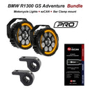 Blue Rider HP8 Premium motorverlichting met beugels voor meerdere BMW's Mistlampen HP8 Premium motorverlichting met beugels voor meerdere BMW's