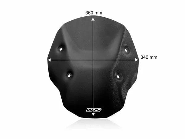 WRS BM093NO WRS Enduro transparant windscherm voor de BMW R13000GS Windscherm WRS Enduro transparant windscherm voor de BMW R13000GS