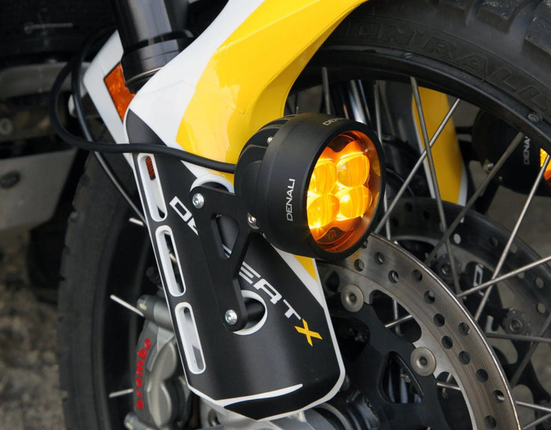 Denali LAH.22.10301 Denali lampen montage set voorspatbord voor de Ducati Desert X Mistlamp montage